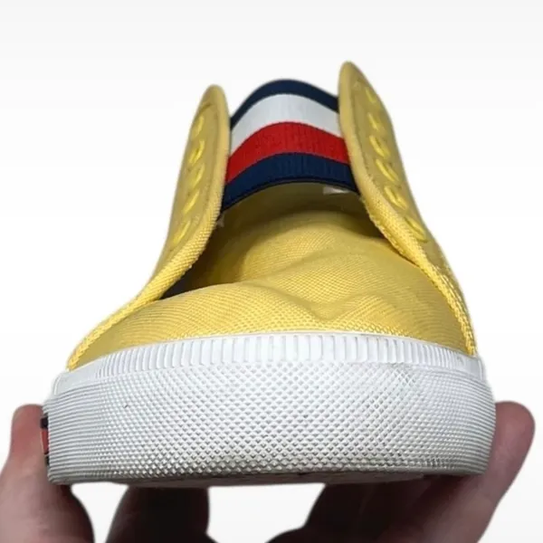 Tommy Hilfiger “Anni” Yellow Slip-On Sneaker Women’s Size 10M Preppy Designer - Image 9