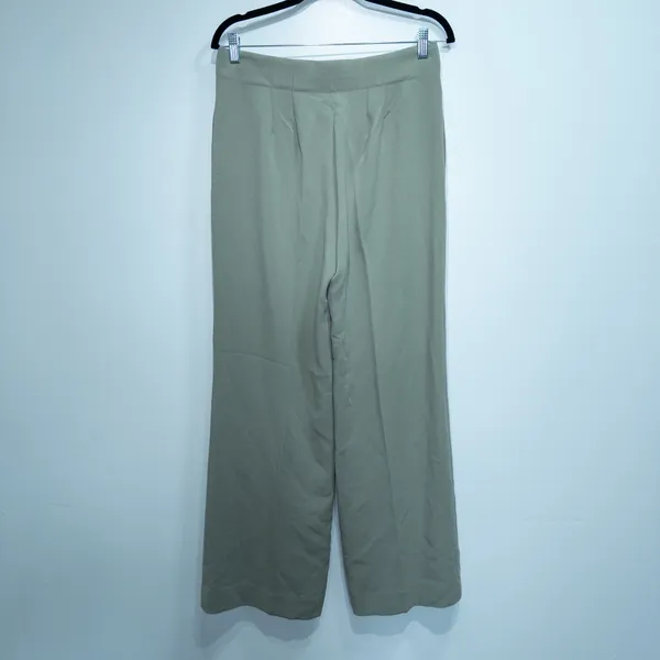 Club Monaco Green Oak/Chene High Rise Fluid Crepe Trousers Size 8 NWT - Image 7