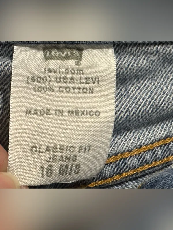 LEVI’S Vintage 501 jorts size 16 Jean shorts 2003 - Image 7