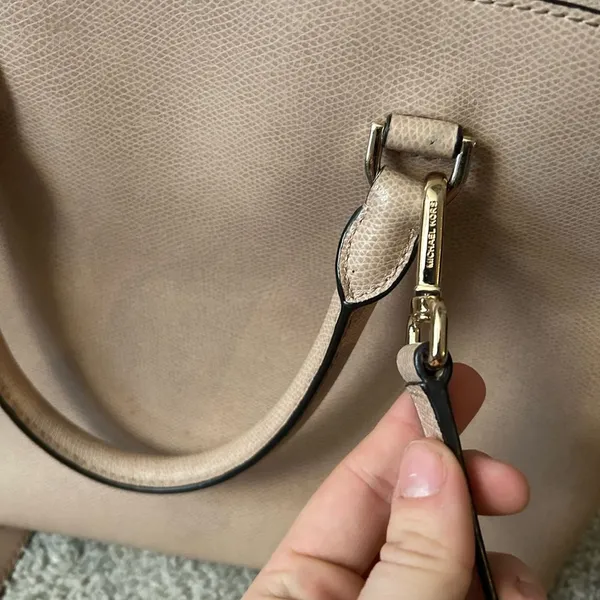 Michael‎ Kors Cindy Dome Satchel BLUSH PURSE Leather - Image 16
