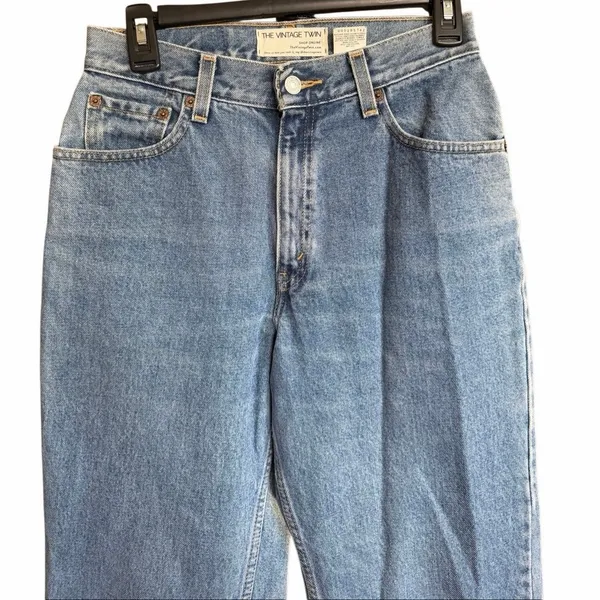 The Vintage Twin Levis‎ 550 Relaxed Fit Jeans Tapered Leg Size 6 - Image 7