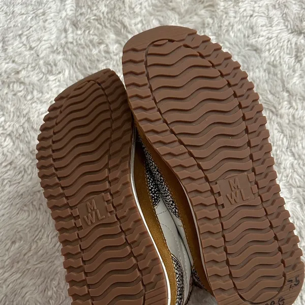 Madewell Deer Patterned Athletic Leather Cowhair Sneakers Pinterest - Image 7