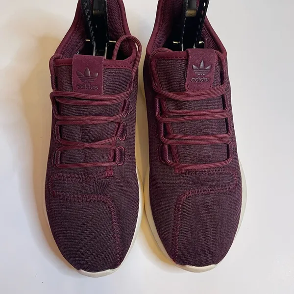 🦋Adidas Women's Tubular Shadow Maroon, Size 7 - Image 2