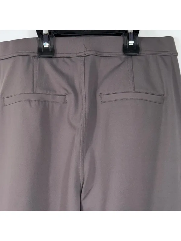 Halara Grey Straight Leg Stretch Pants - Image 6