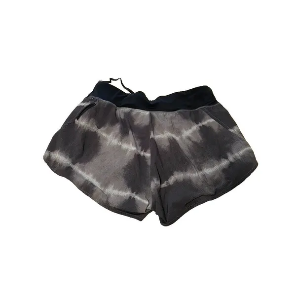 Nike Running Eclipse Dri-Fit Running Lined Shorts Women Black Tie Dye XL - Image 3