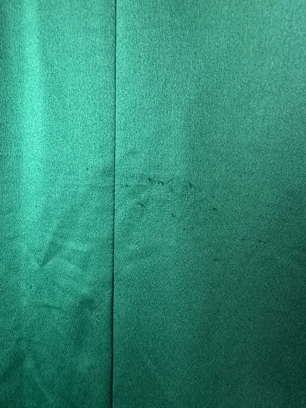 Adrianna Papell Emerald One Shoulder Gown with Slit Size 14 Wedding Guest - Image 8