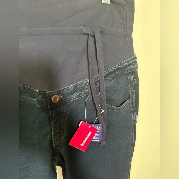 Mamaway maternity Sleek Black High-Waist Skinny Pants size large - Image 10