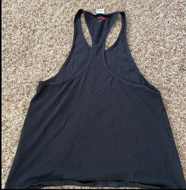 Gymshark Women Muscle Razor Back Tank Top Large excellent condition - Image 3