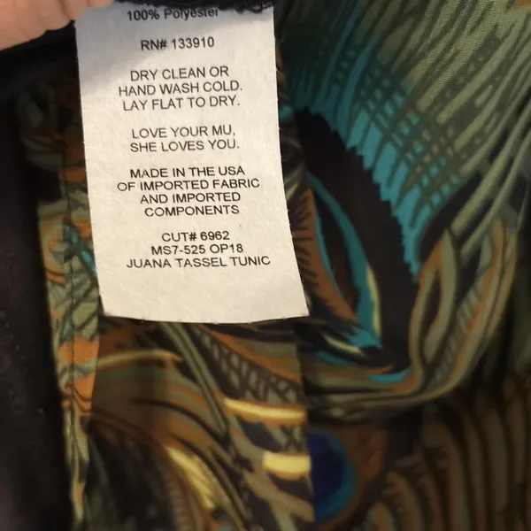 NWT Show Me Your Mumu JUANA TASSEL TUNIC Small‎ Peacock Animal Artsy Boho Flowy - Image 5