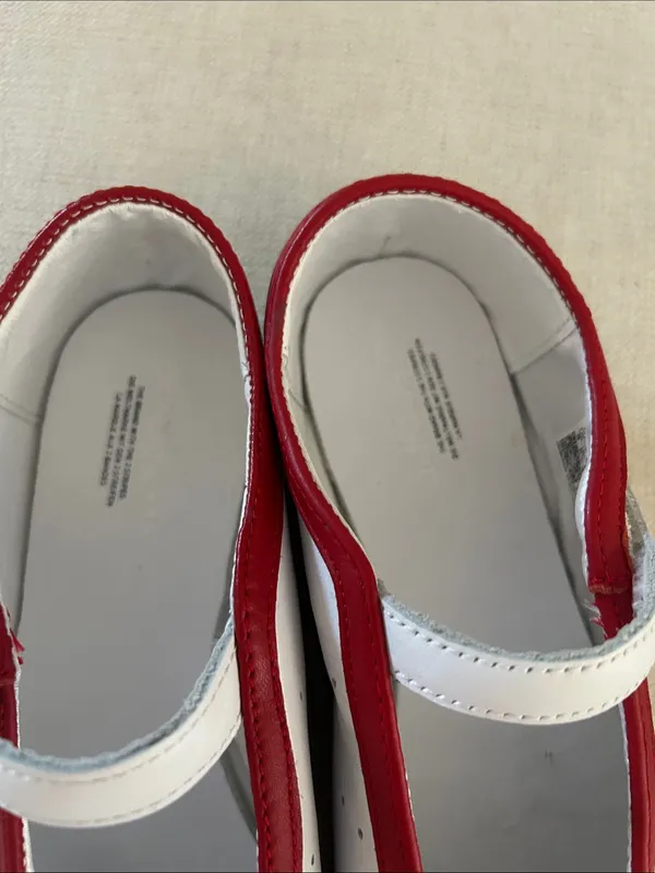 ADIDAS STAN SMITH LO BALLET SHOES, White/Red, size 8, NWOT DISPLAY PAIR - Image 11