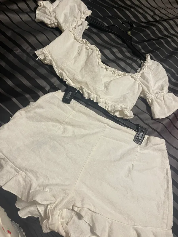 White Two Piece Set - Image 3