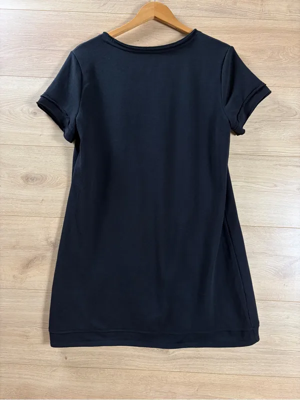 Ideology Women’s Black Short Sleeve Tunic Top Athletic Dress - Image 5