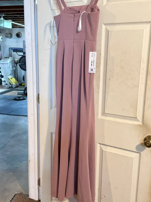 Azazie Bridesmaid Dress Pink - Image 2