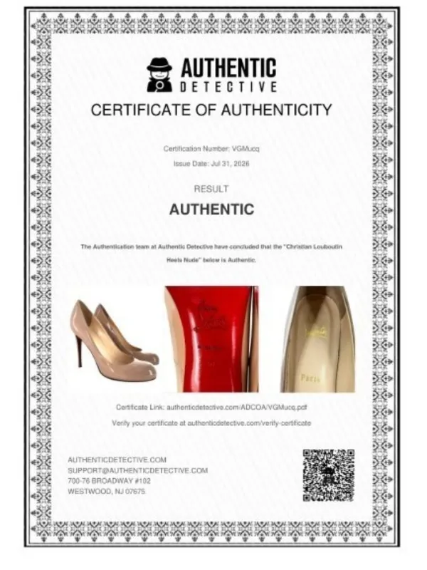Christian Louboutin Simple Pump 100 Nude Patent Leather Red Sole Heels EU 40 - Image 12