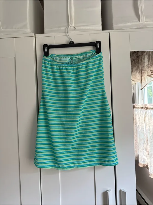 Dippin' Daisy's Striped Aqua & Lime Pool Dress - Image 4