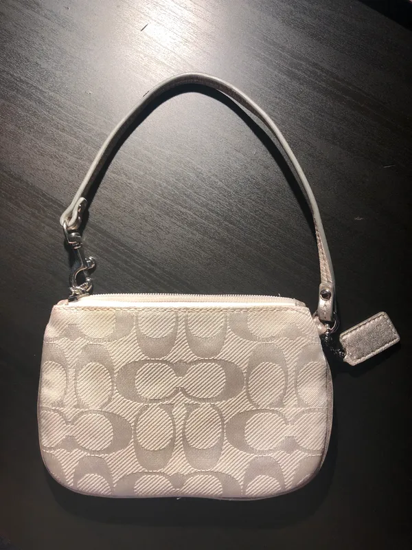 Coach White And Silver Wristlet - Image 2