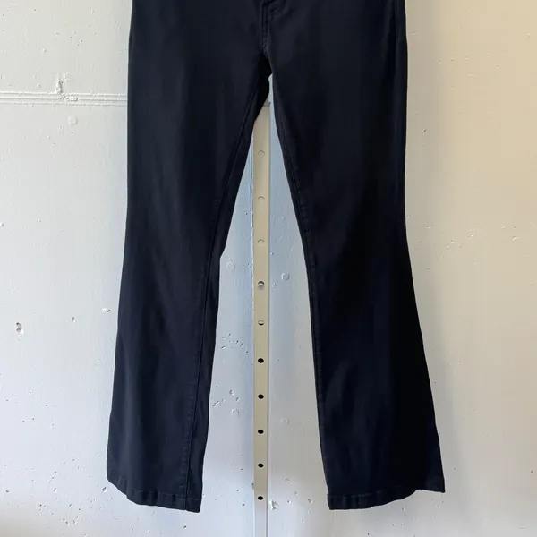 PacSun Low Rise Bootcut Jeans Black Size 25 860BT221090 Grunge Stretch - Image 4
