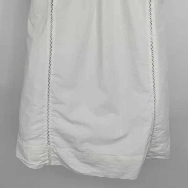 Love The Label Mini Dress Medium White Floral Embroidered Flutter Sleeve‎ Boho - Image 6