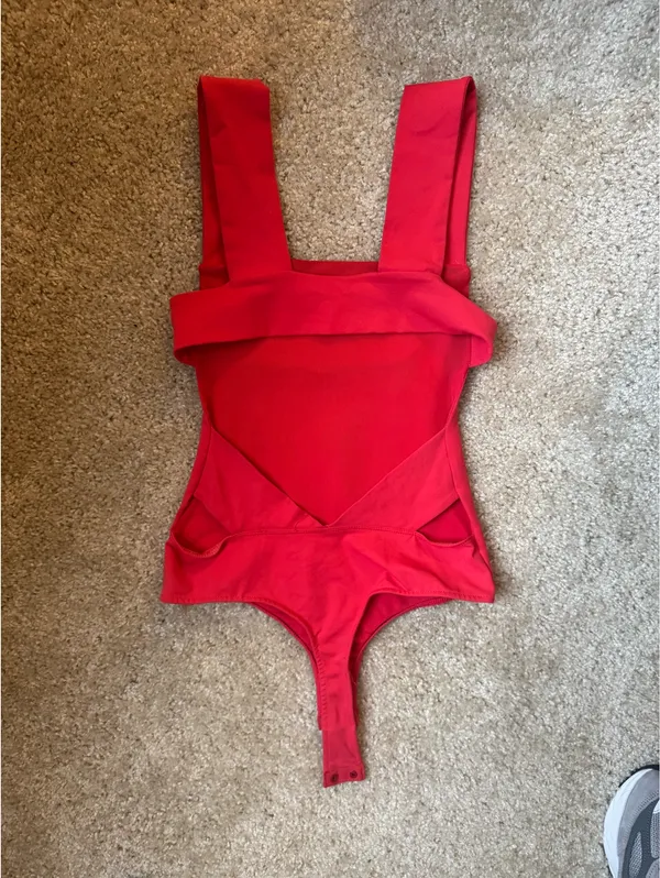 Free People Oh She’s Strappy Bodysuit - Image 2