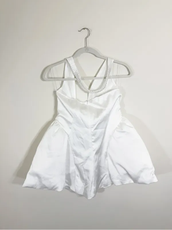 NWT Peppermayo Cavella Mini Dress White Size 8 - Image 6
