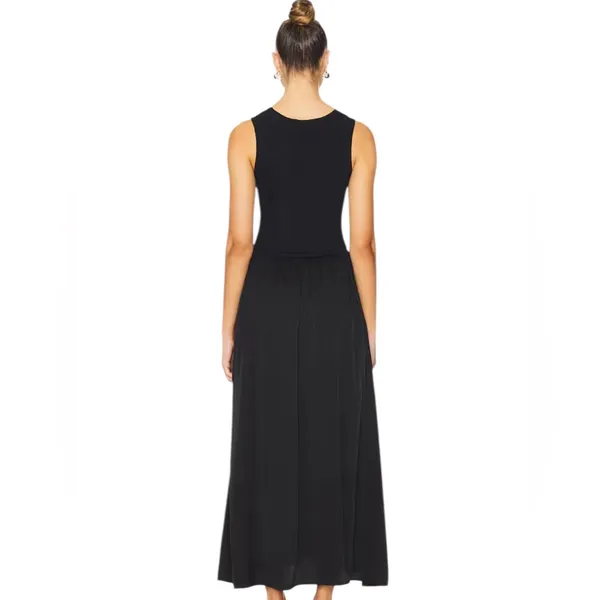 Lioness- Piroutte Black Maxi Dress In Onyx Size Small - Image 3