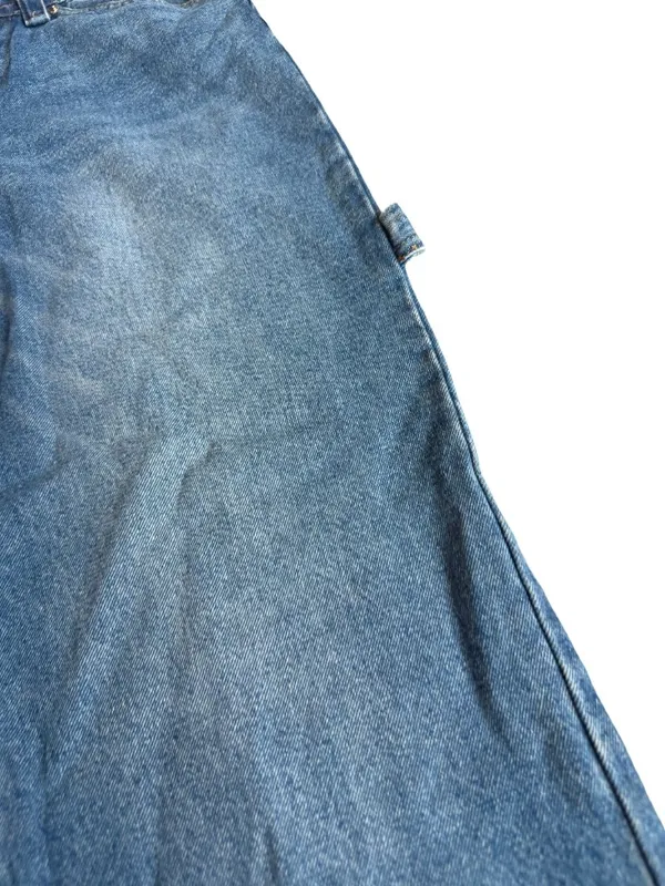 Edikted Wide Leg Jeans Medium Wash Denim Y2k Retro 2000s Cotton Size Small Women - Image 6
