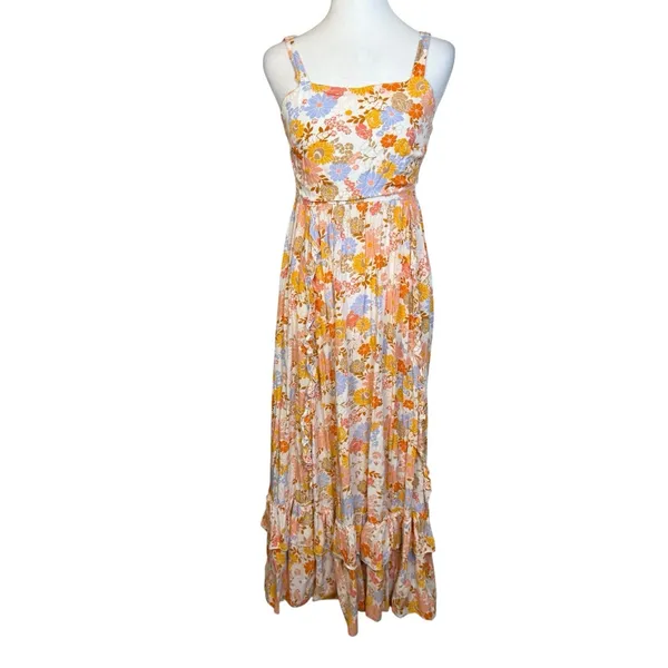 Petal And Pup Floral Maxi Sun Dress Size Small Beach Resort Cruise Wedding Guest - Image 2