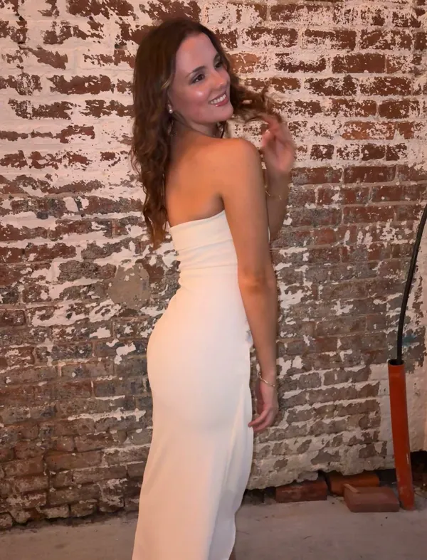 Amazon White Midi Dress  - Image 2