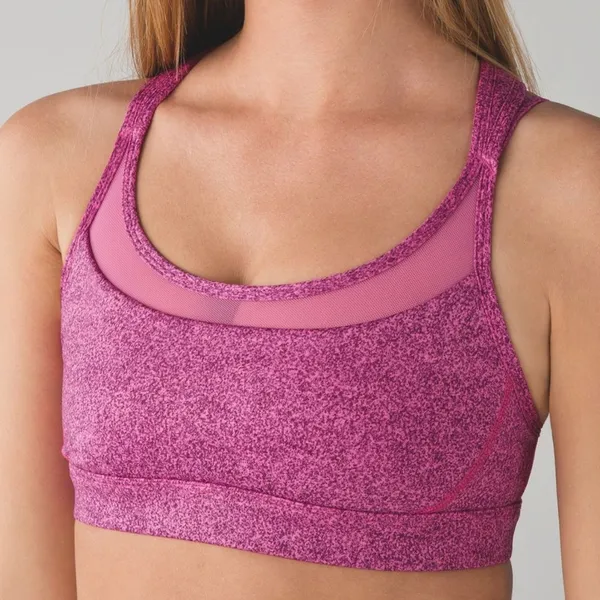 Lululemon Get Down Bra size 4 Rio Mist Pink Paradise Red Grape / Pink Paradise - Image 3