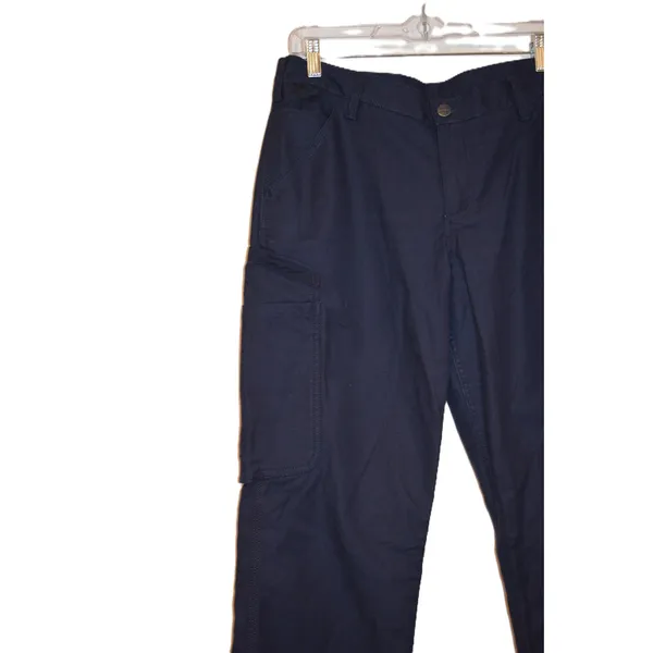 NWOT Carhartt‎ Women's Navy Blue Cargo Work Pants Size 8 Regular Utility - Image 5