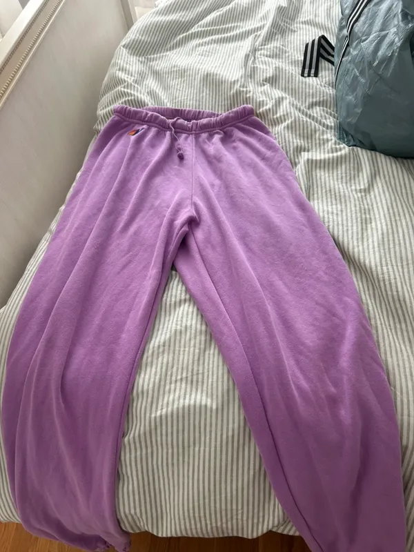 Purple Aviator Nation Sweatpants - Image 3