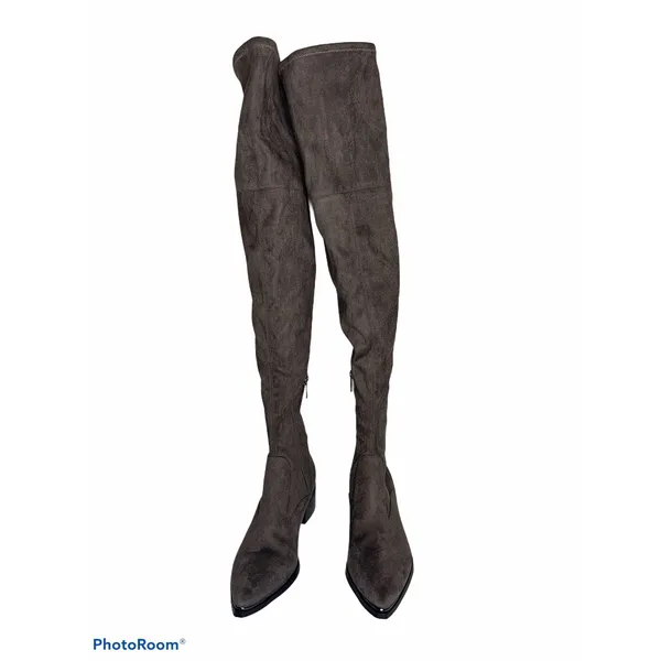 Marc‎ Fisher LTD Over the Knee suade boot 7.5 brown - Image 3