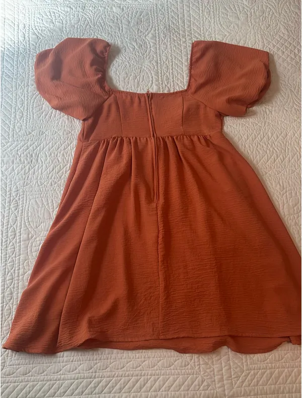 Altar'd State Dress Orange Burnt - Image 2