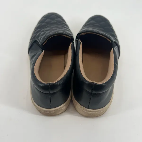 A New Day by target black Reese Quilted Slip-On faux leather Sneakers size 8 - Image 4