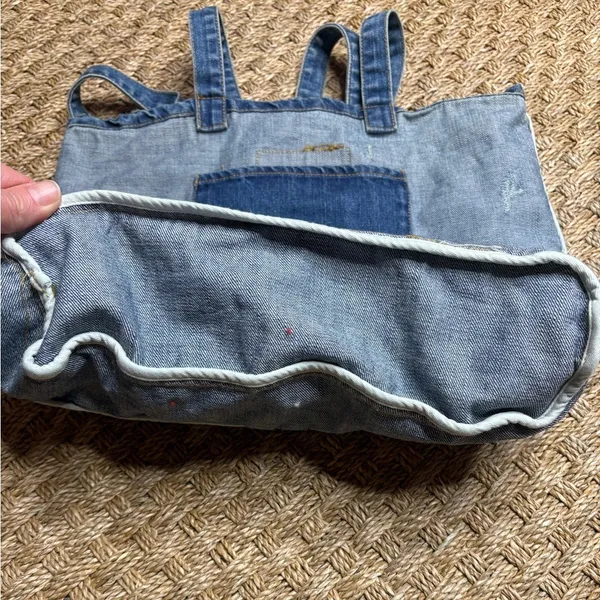 American Eagle Denim Tote Bag - Image 6