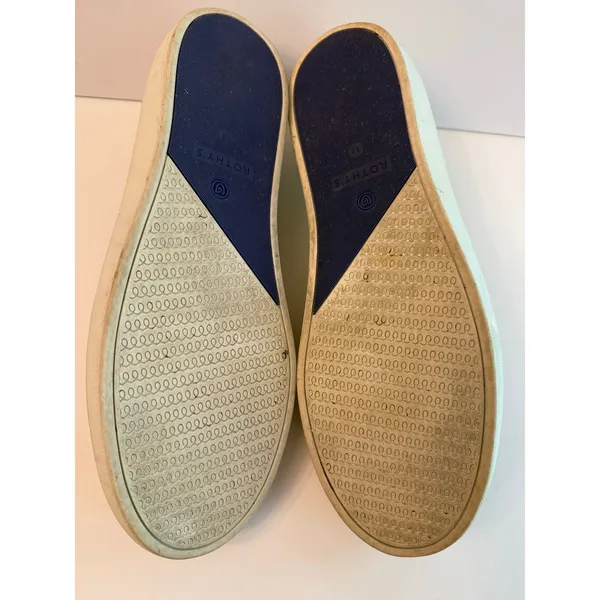 Rothy’s Original Slip-On Sneaker Women’s Size 11 Sand Cream Knit Comfort Shoes - Image 9