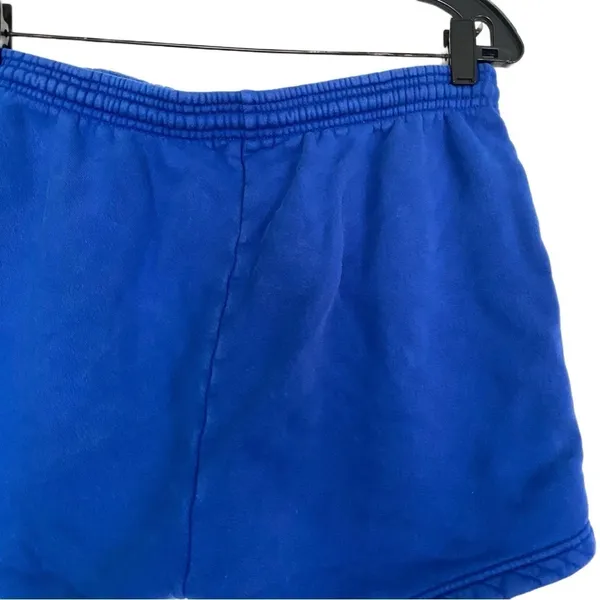 Madhappy Buddy Heritage Shorts‎ Cotton Embroidered Royal Blue M GUC - Image 6