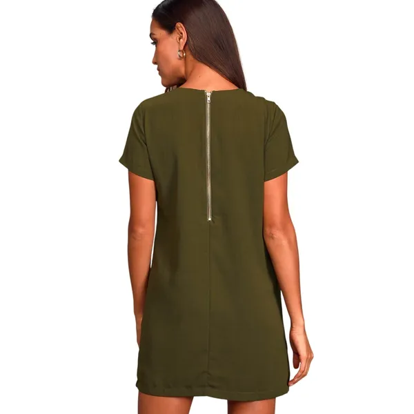 Lulus Shift and Shout Olive Green Shift Dress size XS NWT - Image 3