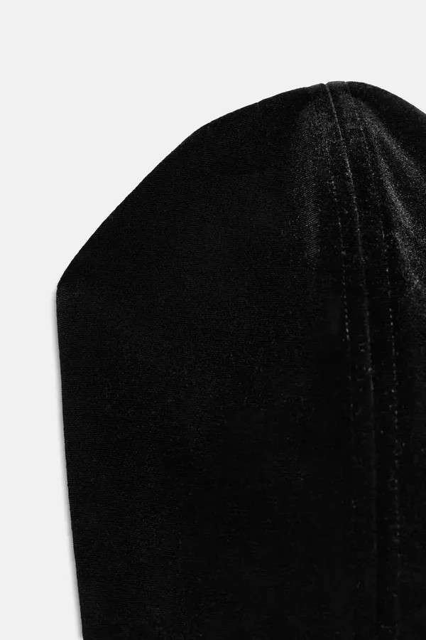 Zara top Black Strapless Peplum Corset ruffle voluminous party cocktail - Image 12