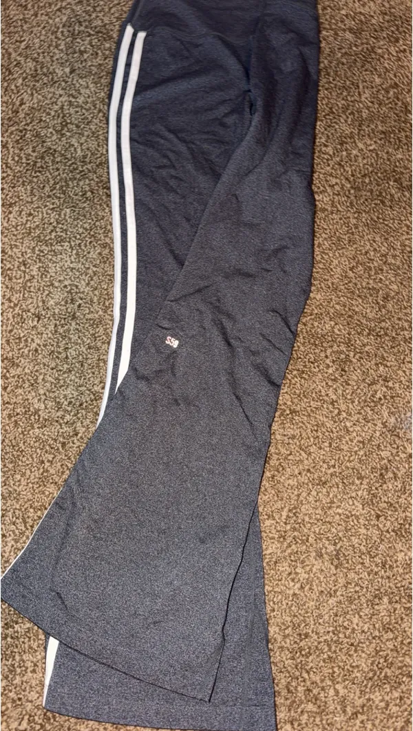 Splits59 Raquel Flared Leggings High-Waisted Grey Long - Image 2