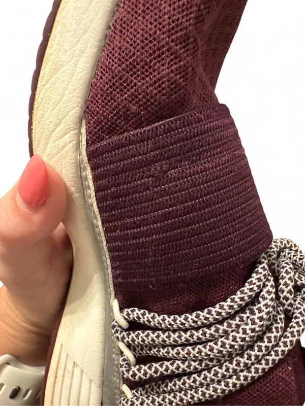 Under Armour Women's Purple Knit Lace-Up Sneakers - Image 6