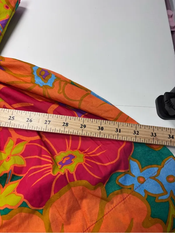 Olivaceous Bright Floral Cotton Sundress in a Vibrant Rich Floral Print NWOT - Image 9