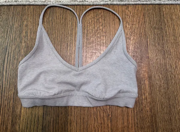 Alo Grey Sports Bra - Image 5