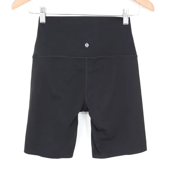 TAVI Noir Bike Shorts Womens Medium Black Stretch High Waisted Yoga Activewear - Image 4
