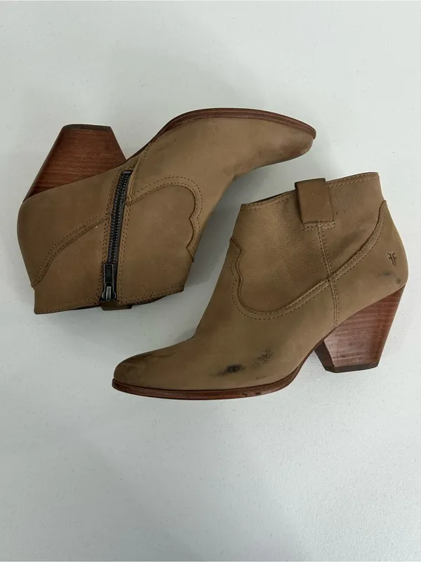 Frye Reina Ash Western Bootie Size 7.5 - Image 5