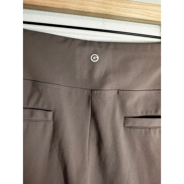 G4Free EverGoing Loose High-Waist Wide Leg Trousers‎ Taupe Technical Stretch XL - Image 8