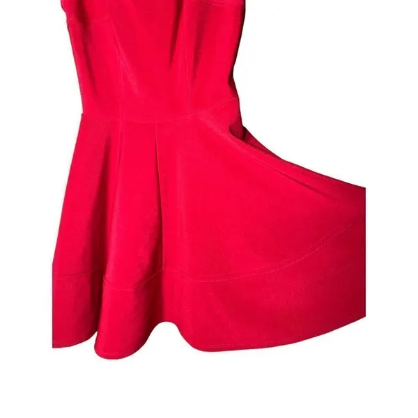 Lulus Home Before Daylight Red Square neck Sleeveless Skater Dress Size XS‎ - Image 4