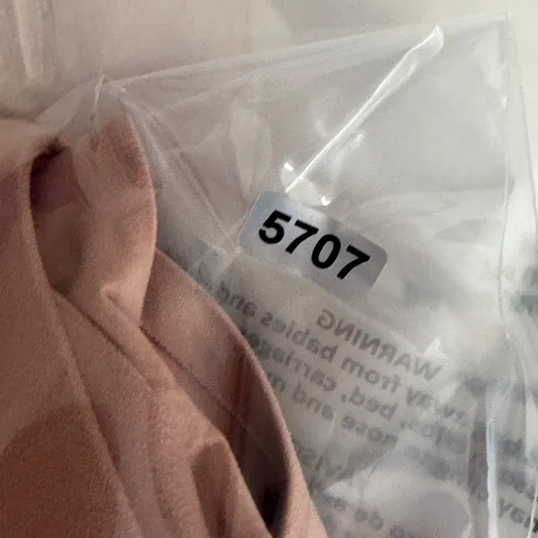 Aerie‎ Real Sunnie Wireless Bra 34B Dusty Rose Lace Strap Criss Cross Back 5707 - Image 5