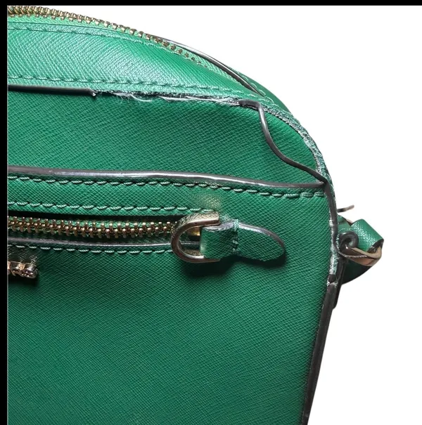 Michael Kors Jet‎ Set Large Saffiano Leather Crossbody Bag in Green - Image 2