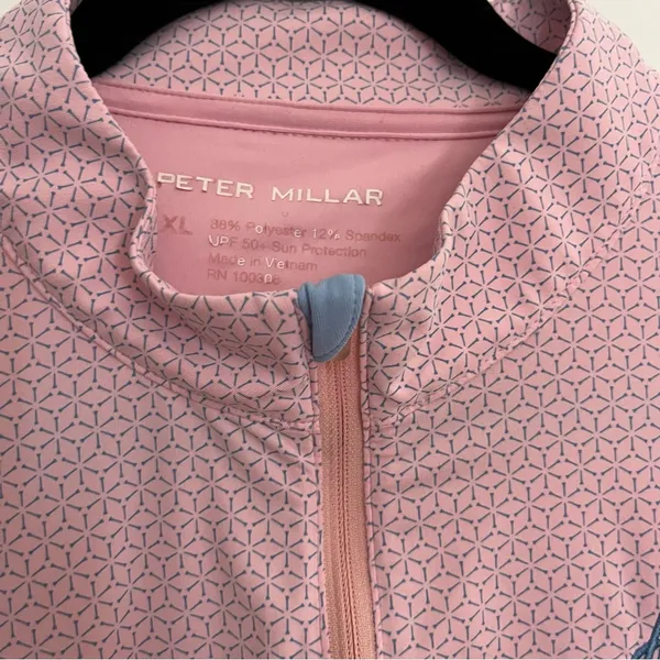 Peter Millar Lightweight Sun Shirt Pink UPF 50 - Image 7